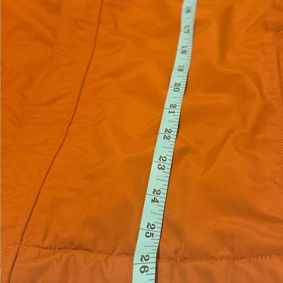 THE NORTH FACE Men Large Orange Hyvent rain windbreaker Jacket - Picture 10 of 14